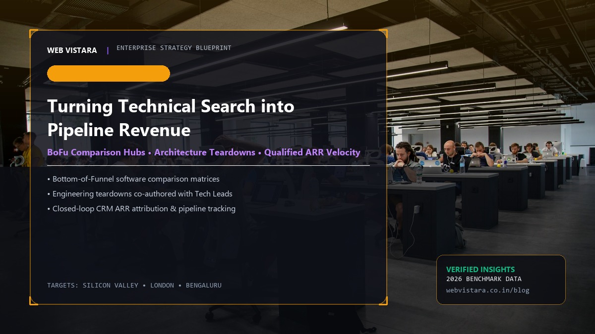 B2B SaaS Content Strategy Turning Technical Search into ARR Pipeline - Web Vistara