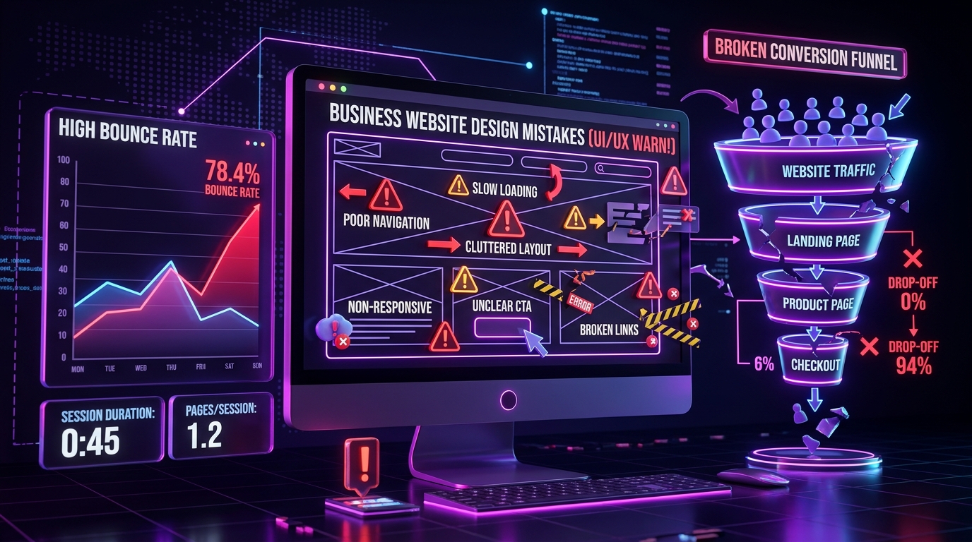 10 Website Mistakes That Can Cost Your Business Customers