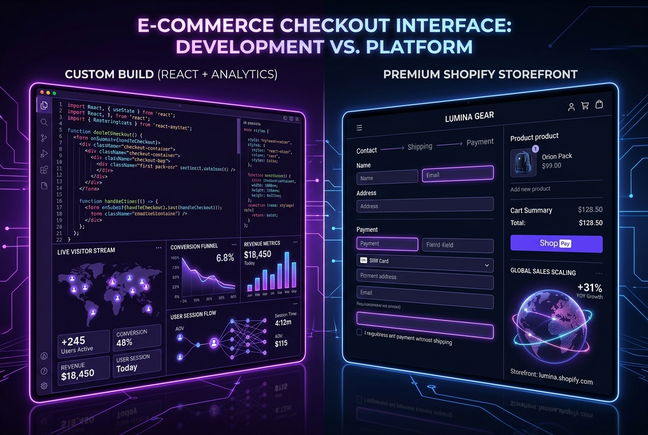 Shopify vs React E-Commerce